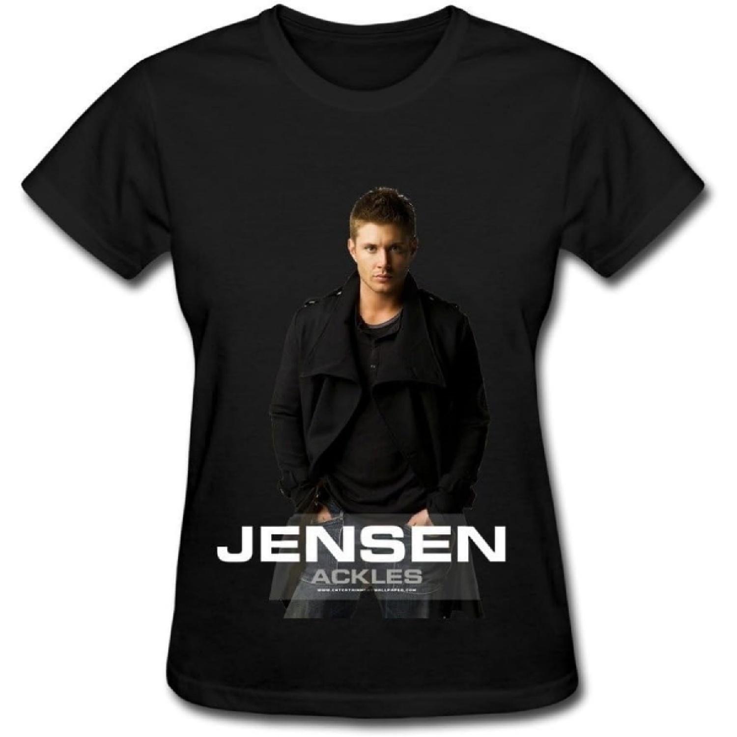 

MINGRUI Women s Jensen Ackles T-shirt XXXXXL різнокольоровий