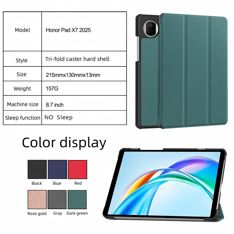 For Honor Pad X7 Tablet Case 8.7 Inch Magnetic Stand Leather Painted Cover For Honor Pad X7 2025 Case Coque Kids