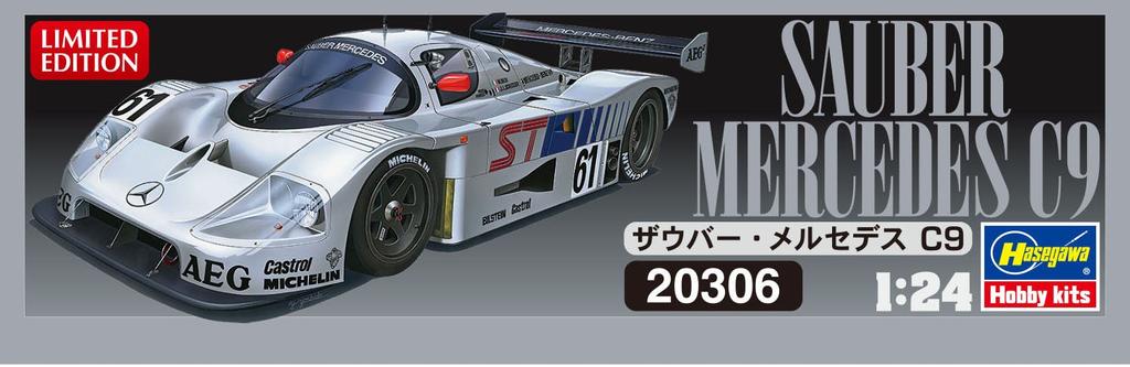 Hasegawa C9 Plastic Model 20306 1/24 Sauber-Mercedes