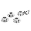 5 Pcs Flange Coupling Connector 10mm Inner Diameter Guide Shaft Motor Shaft Axis Fittings for Mechanical Transmission