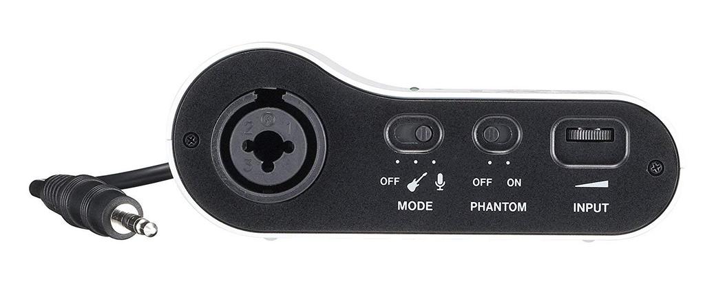 TASCAM IXZ Microphone Guitar Interface for Youtube Pocket Kara Music Production Live Streaming iPad/iPhone/iPod touch/Android