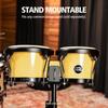 MEINL Percussion Bongos, Journey Series, Buffalo Head, Illuminating Yellow, HB50IY (Official Japanese Product)
