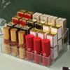 Transparent Lipstick Organizer - Multi-Grid Cosmetics Holder Display Box