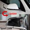 Vysoko kvalitný kryt zrkadla štýl M Krytka bočného spätného zrkadla auta Ozdoba Pre Tesla Model 3 2017 2018    2022 2023
