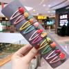 Kawaii Cartoon Fruit BB Clip Baby Children Hair Clips Bobby Pin Barrettes Accessories For Girls Kids Hairpins Hairgrip Headdress