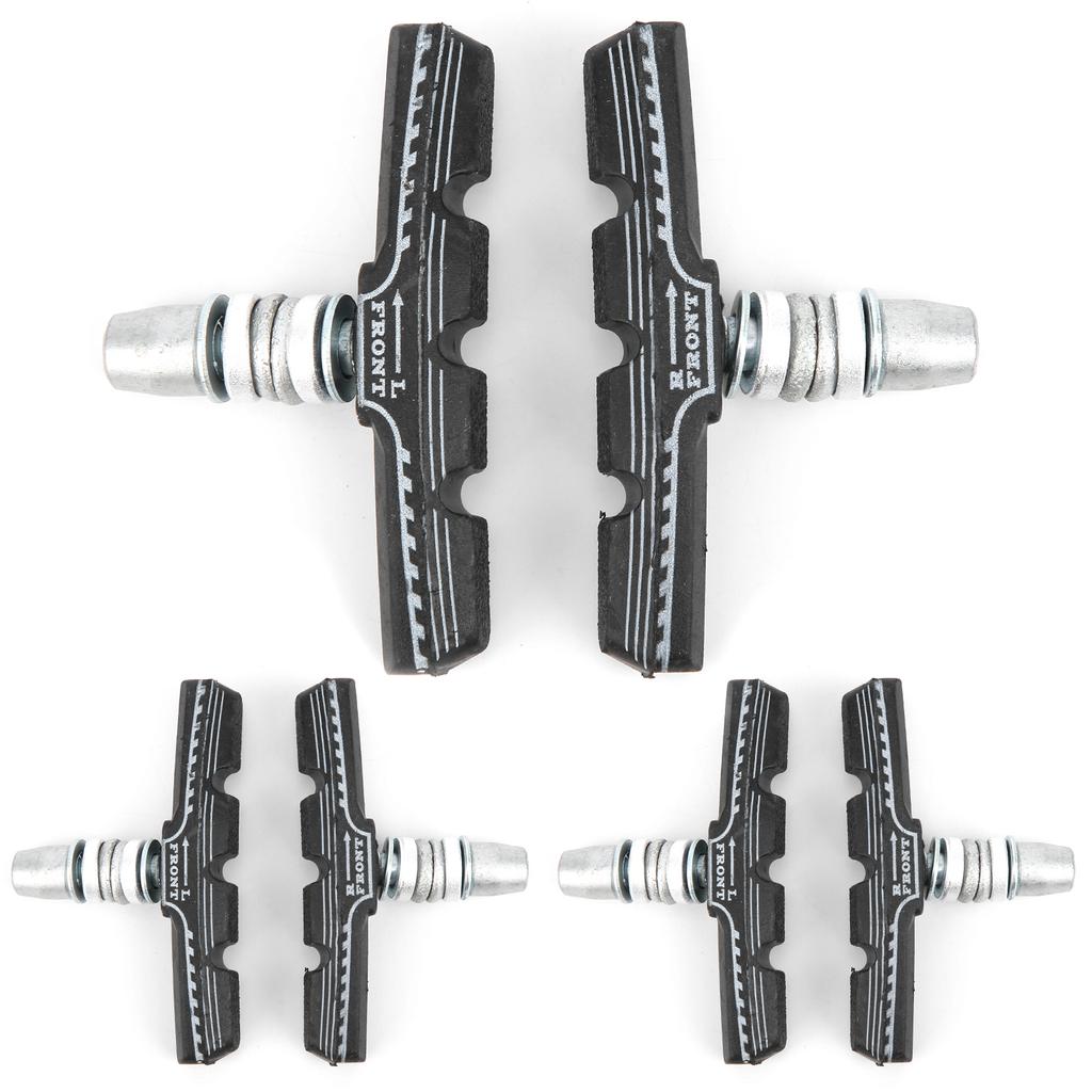 3 Paar Gummi V-Brake Bremsbeläge Blöcke Schuhe Geräuschlos für Mountainbike Faltrad Motocross