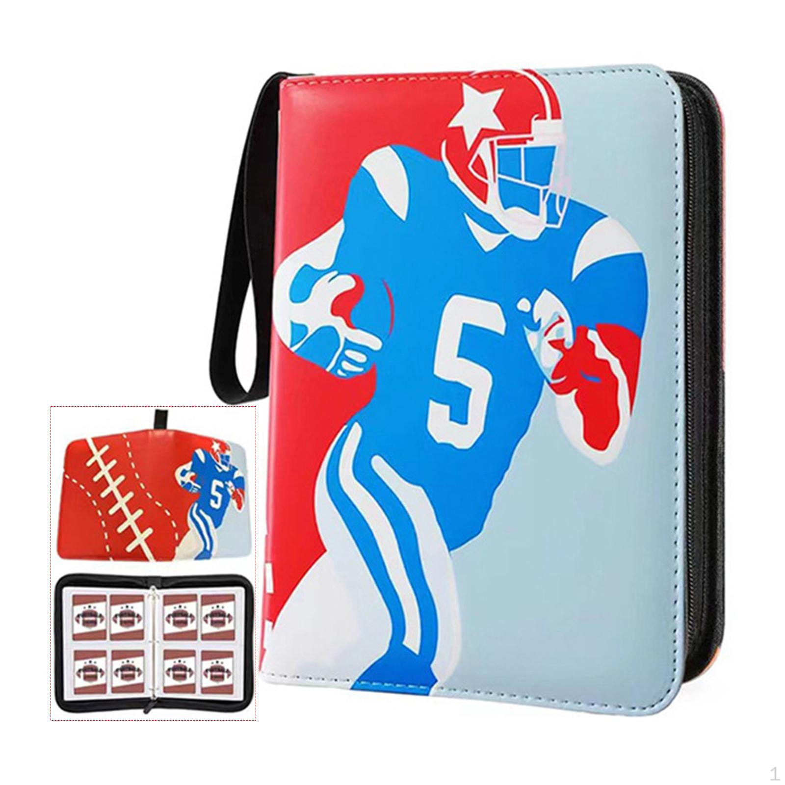 

Trading Card Portfolio for 400 Cards - Water-Resistant Display Solution Blue