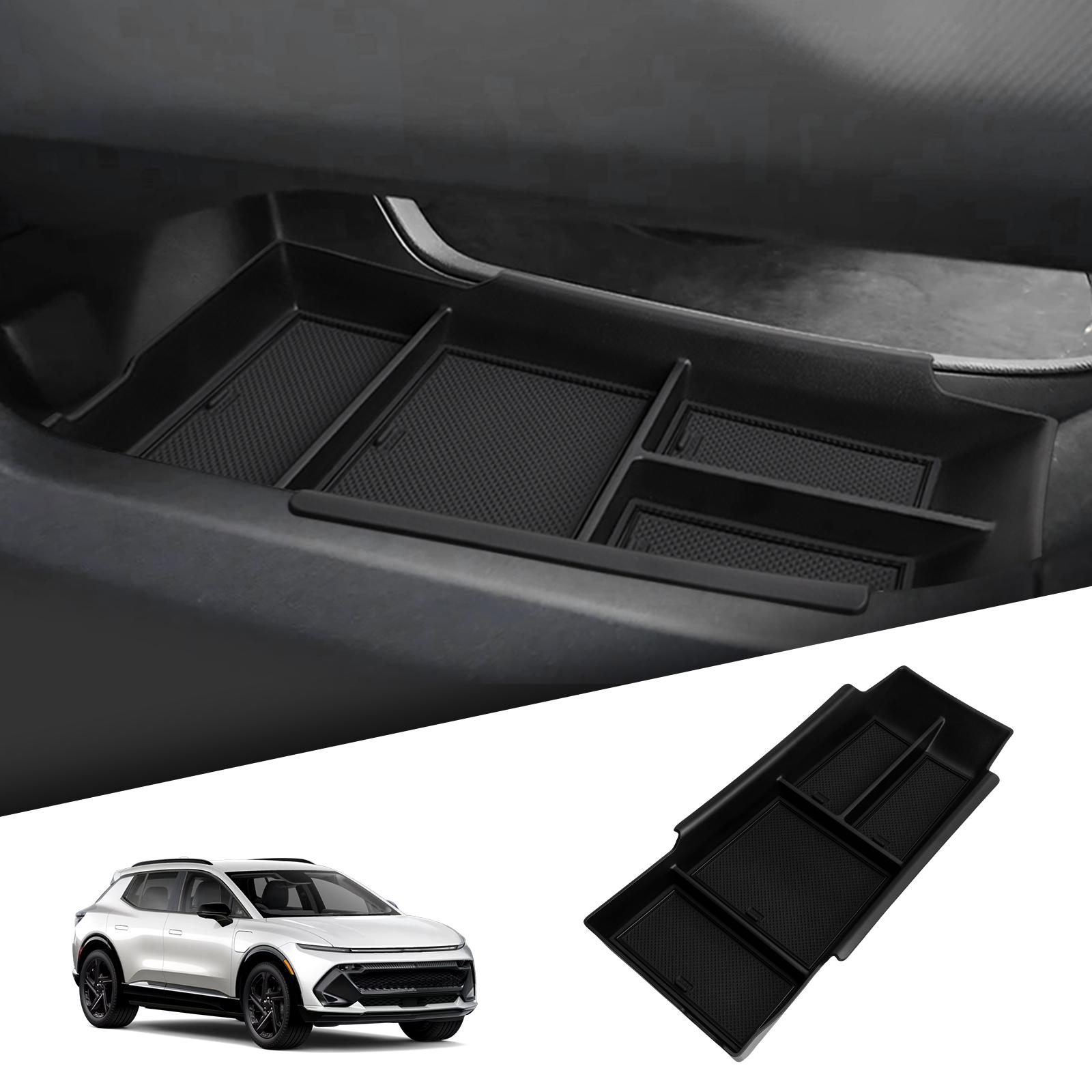 

for Chevy Chevrolet Equinox EV 2025 2025 Center Console Lower Storage Box Central Tray ABS Organizer Car Accessories Black