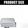 Convenient Aluminum Soap Dish Soap Storage Boxes with Leakproofs Seal for Travelers and Home Bathrooms Traveling Use