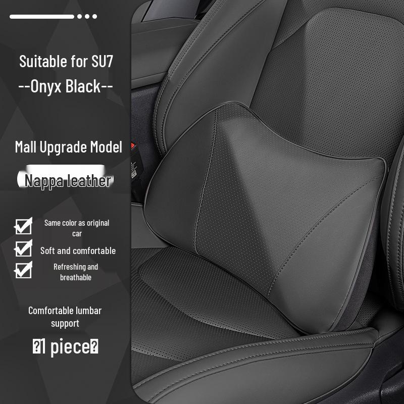 Xiaomi SU7/YU7 Magnetic Headrest & Lumbar Memory Foam Car Pillow