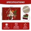 Kerst Linnen Placemat & Tafel Runner Set - Feestelijke Tafeldecoratie & Hittebestendig Kussen