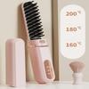 Straightening Comb Fast Heating Ionic Conditioning Technology Adjustable Temperature Hair Styling Comb Ergonomic Handle