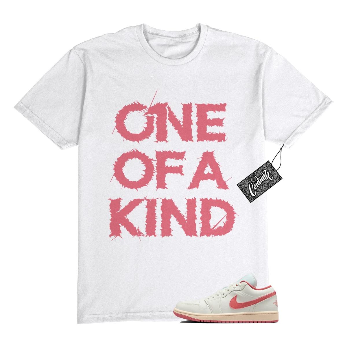 1 White Guava Ice Pink Salt Sail Low T Shirt Match 1OAK M