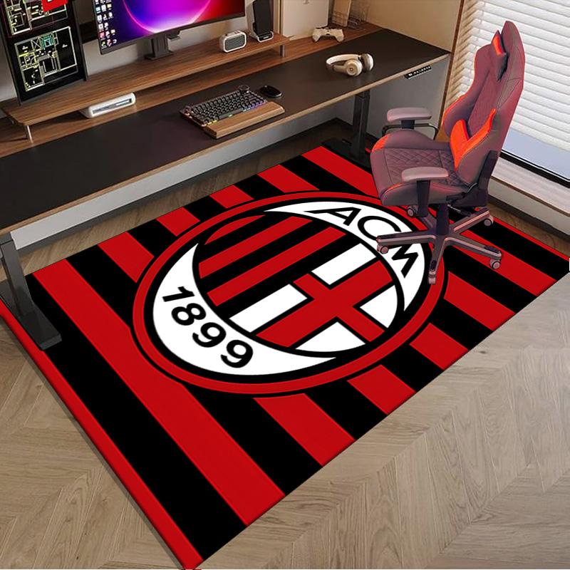 Milan Football club Printed Area Rug for Office, Chair Rug, Decorative Carpet Floor Mat, Large Size Fan gifts Christmas gifts