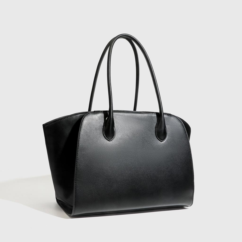 Large Capacity Simple Handbag Shopping Bag Premium Feeling Tote Armpit Bag Commuter Bag