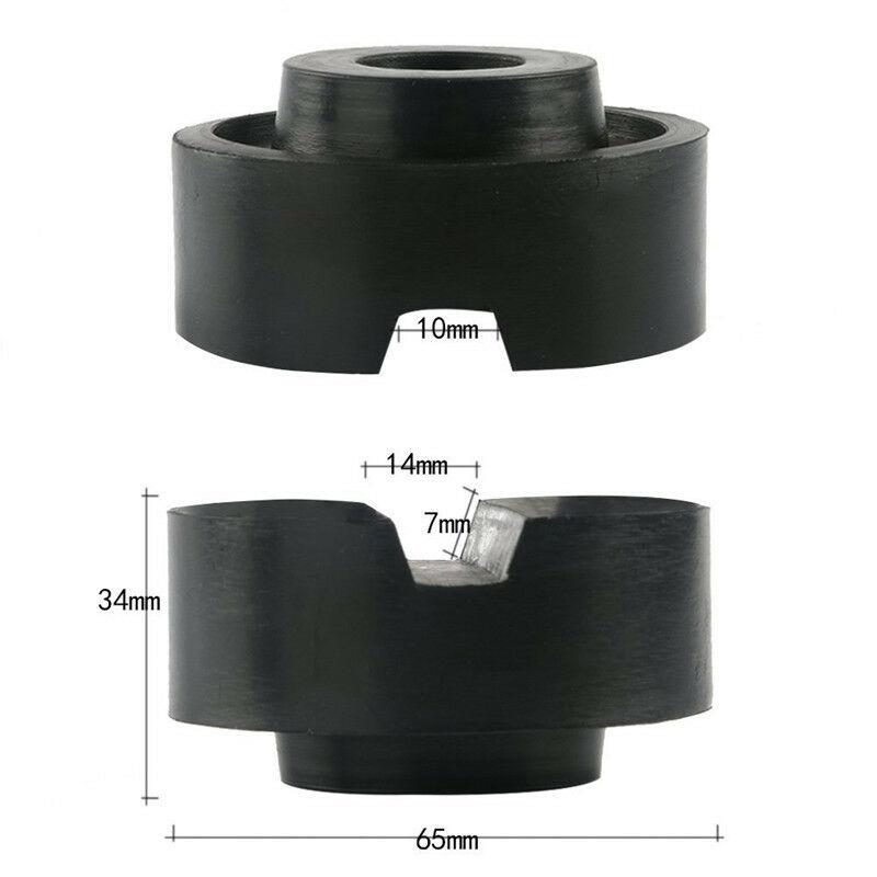 2x Medium Jack Rubber Pad Non-Slip Rubber Support Lifting Plate Rubber Pad