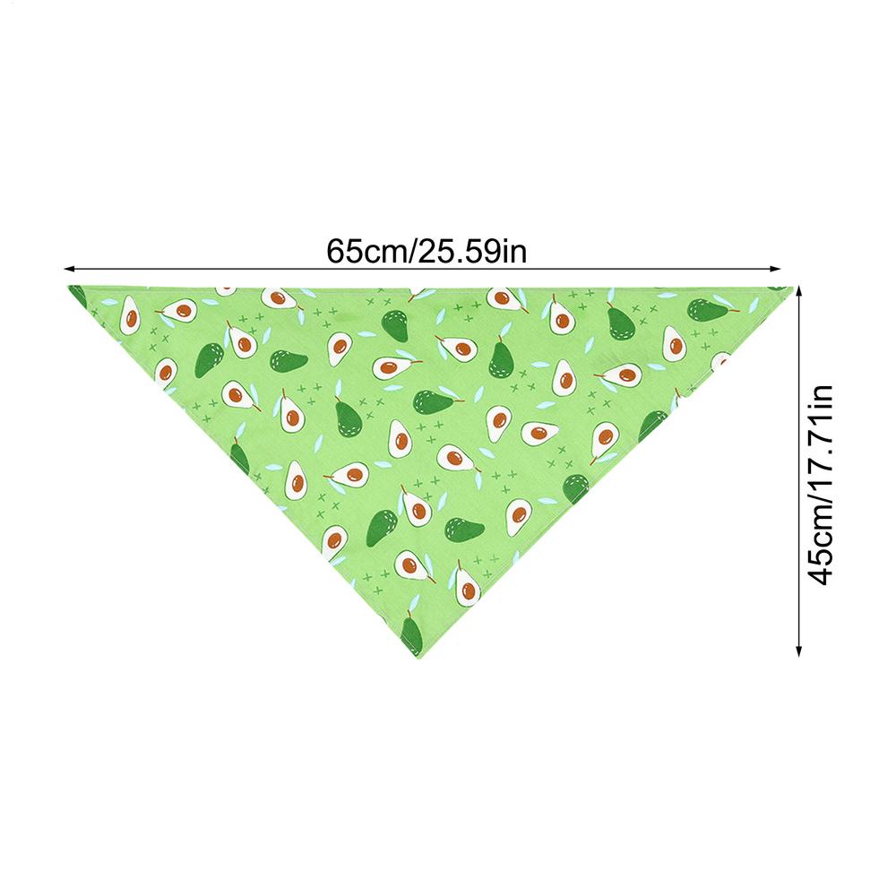 Triangle Pet Scarf Triangle Scarfs Bibs With Cute Fruit Pattern Cartoon Dog Triangle Bib Fruit Print Pet Neckerchief For Pet Dog