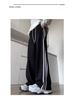 Plus Size Women's Striped Joggers - Wide Leg, Loose Fit, Spring/Autumn 2025 Collection