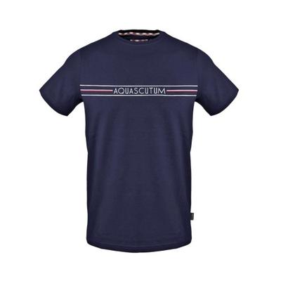 Aquascutum Mens Line Short-Sleeved T-Shirt