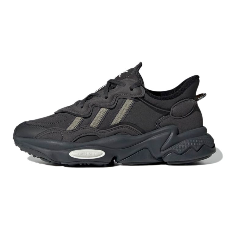 Adidas Originals Ozweego Durable Low-Top Sports Casual Shoes Kids Sneakers Black Gray H03126