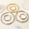 Three-line Wound Spring Collar Bracelet High-end Metal Punk Hip-hop Necklace Bracelet