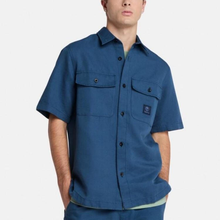 Timberland Loose Breathable Short Sleeve Shirt Men shirts A69U7-288