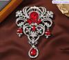 Brooch, Cutout Flower Lapel Pin for Women, Elegant Party Jewelry Gift