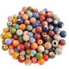 Colorful Jingdezhen Flambe Glaze Ceramic Beads for DIY Bracelets and Hand Strings