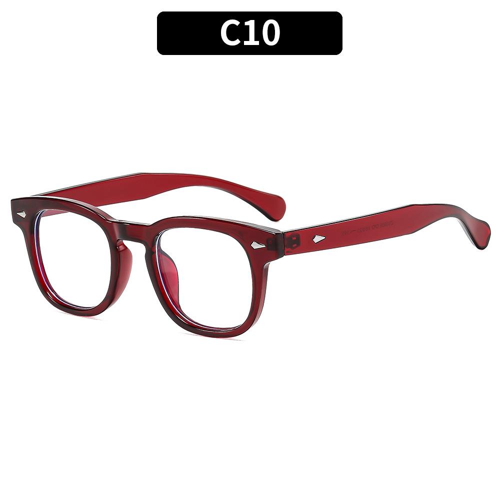 

Luxury Brand Reading Glasses For Woman Anti Blue Light Wine Red Optical Eyeglasses Large Frame Computer Glasses 0