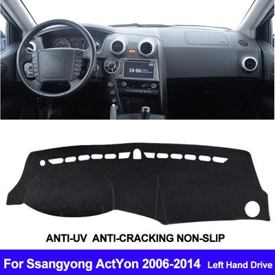 Car Dashboard Cover Dashmat For Ssangyong ActYon 2006 2007 2008 2009 2010 2011 2012 2013 2014 Auto Sun Shade Dash Board
