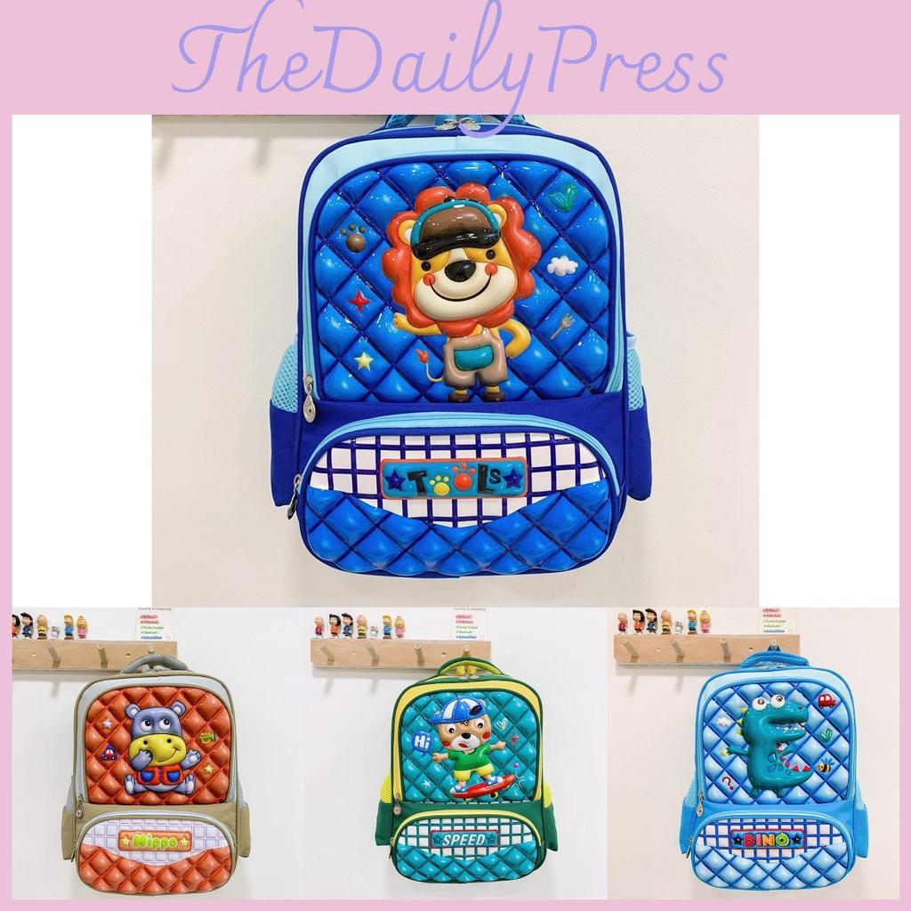 Charming Lightweight Unisex Kids Backpack With Breathable Air Cushion Support