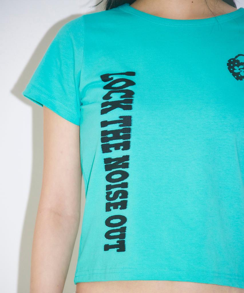 Seulliggeullou Unlocked Semi-Crop T-Shirt [Mint]