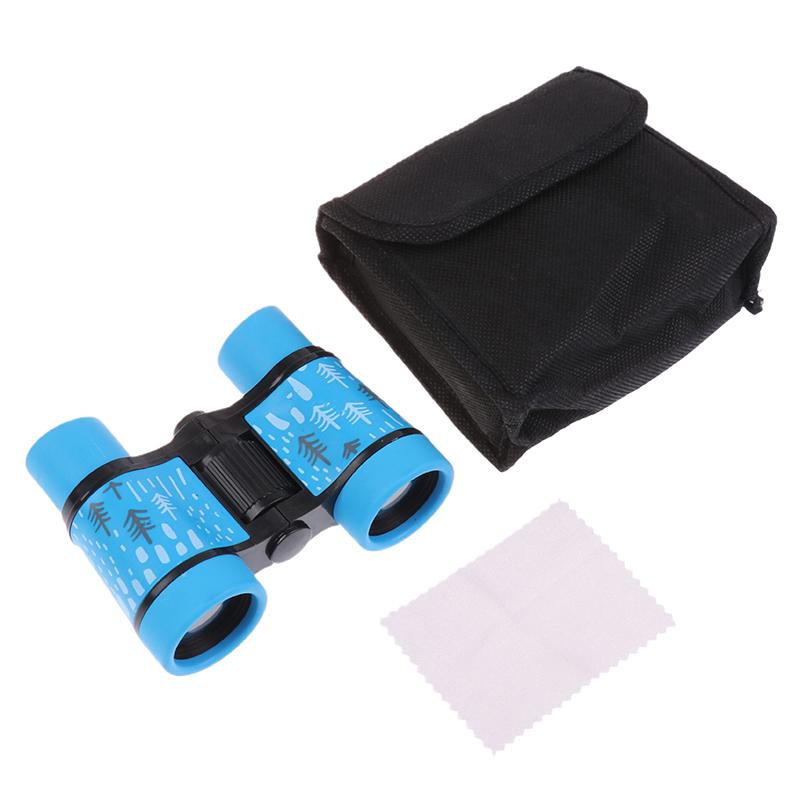 4X30 Telescope Children Outdoor Camping Binocular Telescope With Storage Bag Kids Educational Learning Telescope Birthday Gifts