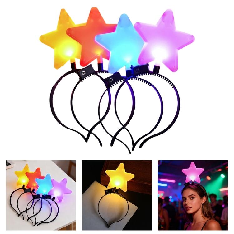 Light up Head Hoop Hair Ornament Versatile Styling Tool for Children Adults Photo Props