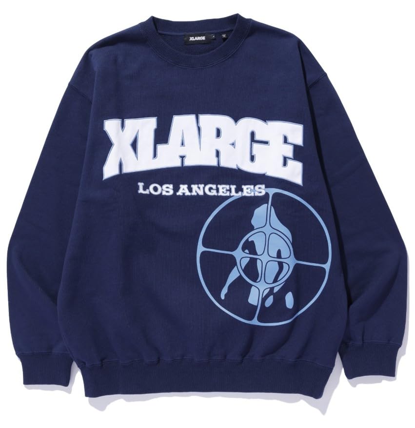 [Extra Large] Target Logo Crewneck Sweatshirt, 101251012006, Navy, Medium
