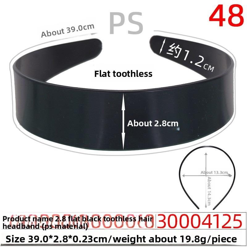 Smooth Rough Hair Band Base PlateToothless Gray-white Rough Hair Band Long Hair Accessory