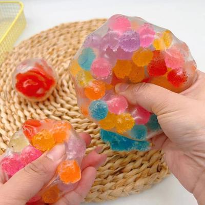 Pearl Disk String Slow Rebound Pearls Toy Simulation Pearls Squeeze Toy  Children