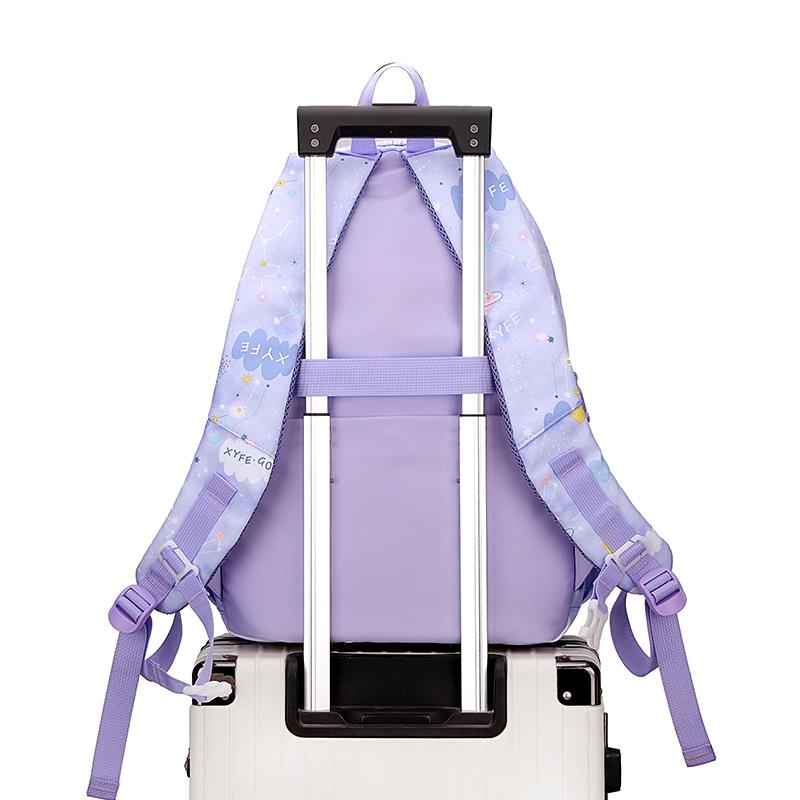 Campus Schoolbag Cartoon Student Backpack Large Capacity Lightweight College Backpack