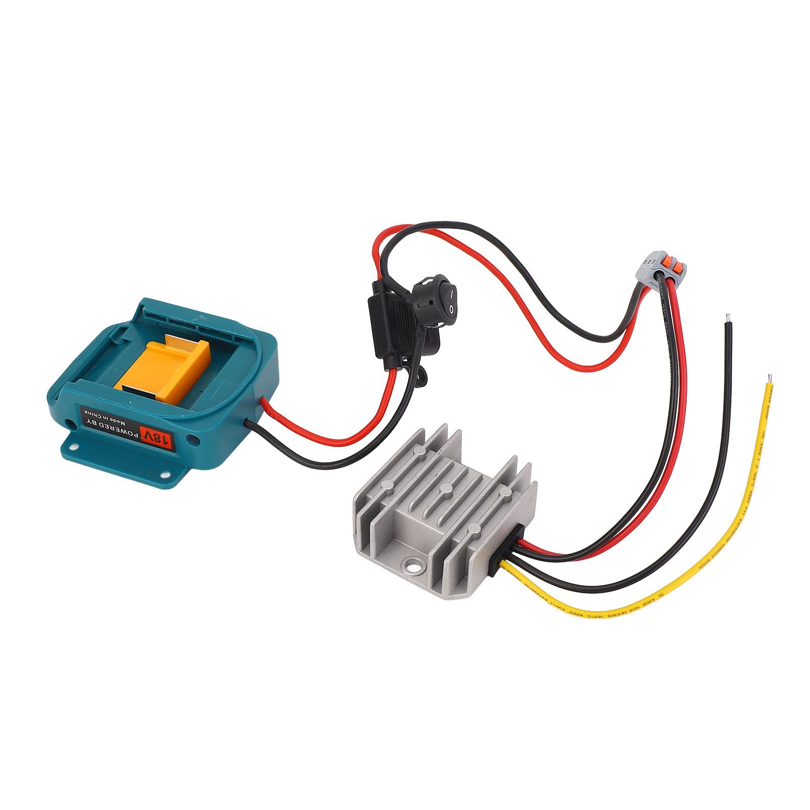 

Понижающий преобразователь напряжения 18 В в 12 В 10 А 120 Вт Регулятор напряжения Понижающий трансформатор для BL1850B BL1860B