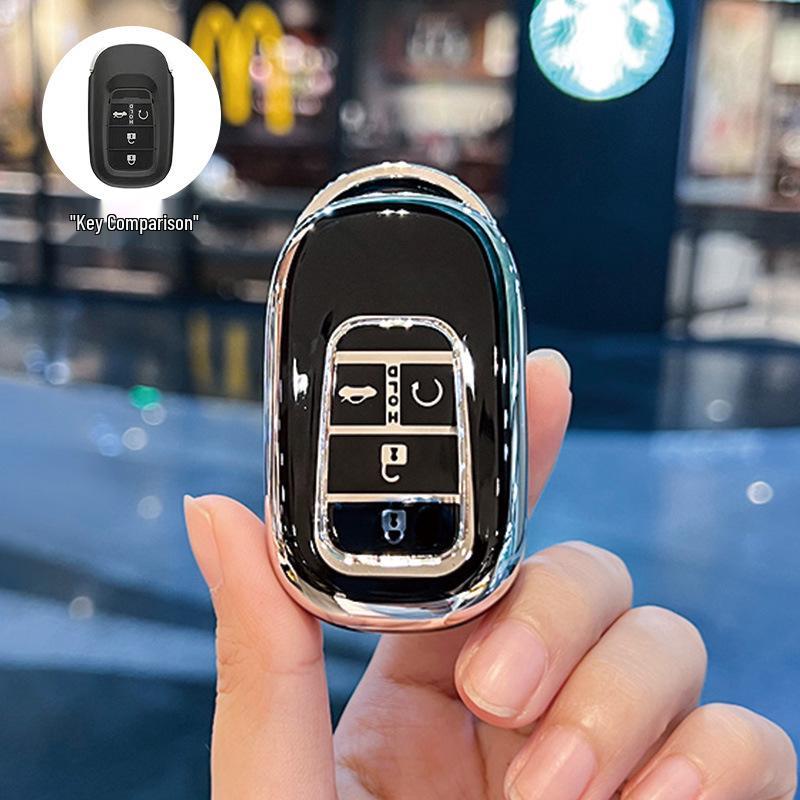 Совместимый чехол для ключей для Honda Accord 11-го поколения, Civic, Haoying, XRV, HR-V, UR-V - Унисекс