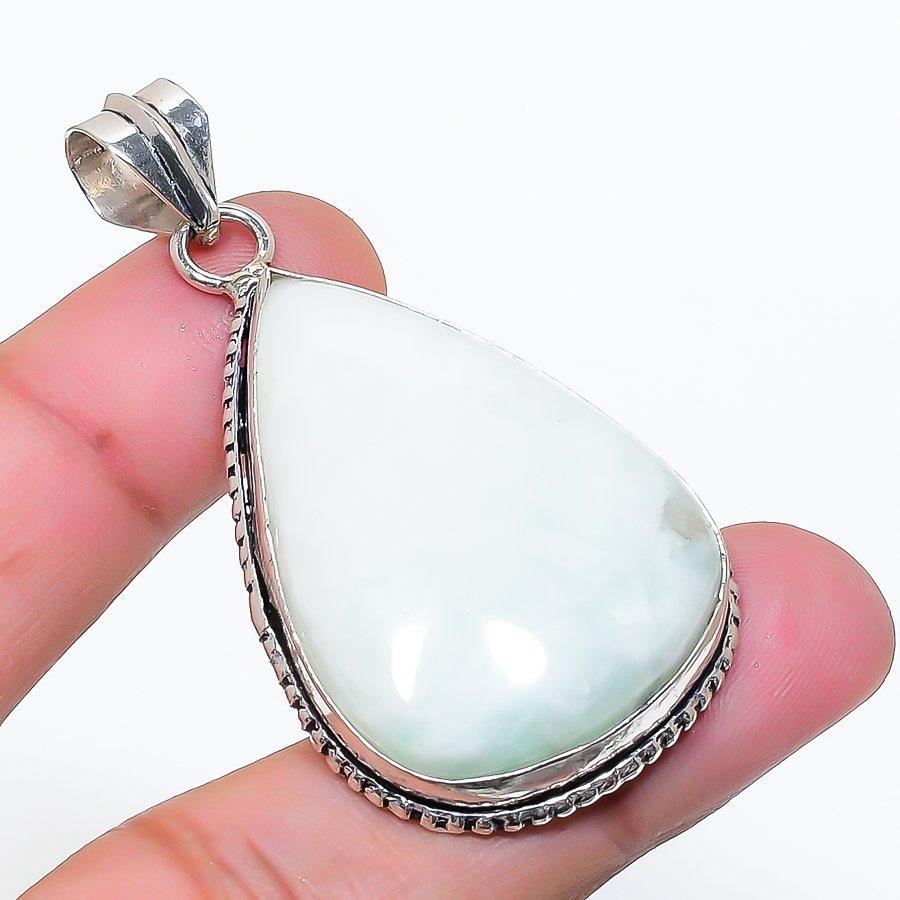 Natural Hememorphite Gemstone Handmade 925 Sterling Silver Pendant 2.13  AP-14935