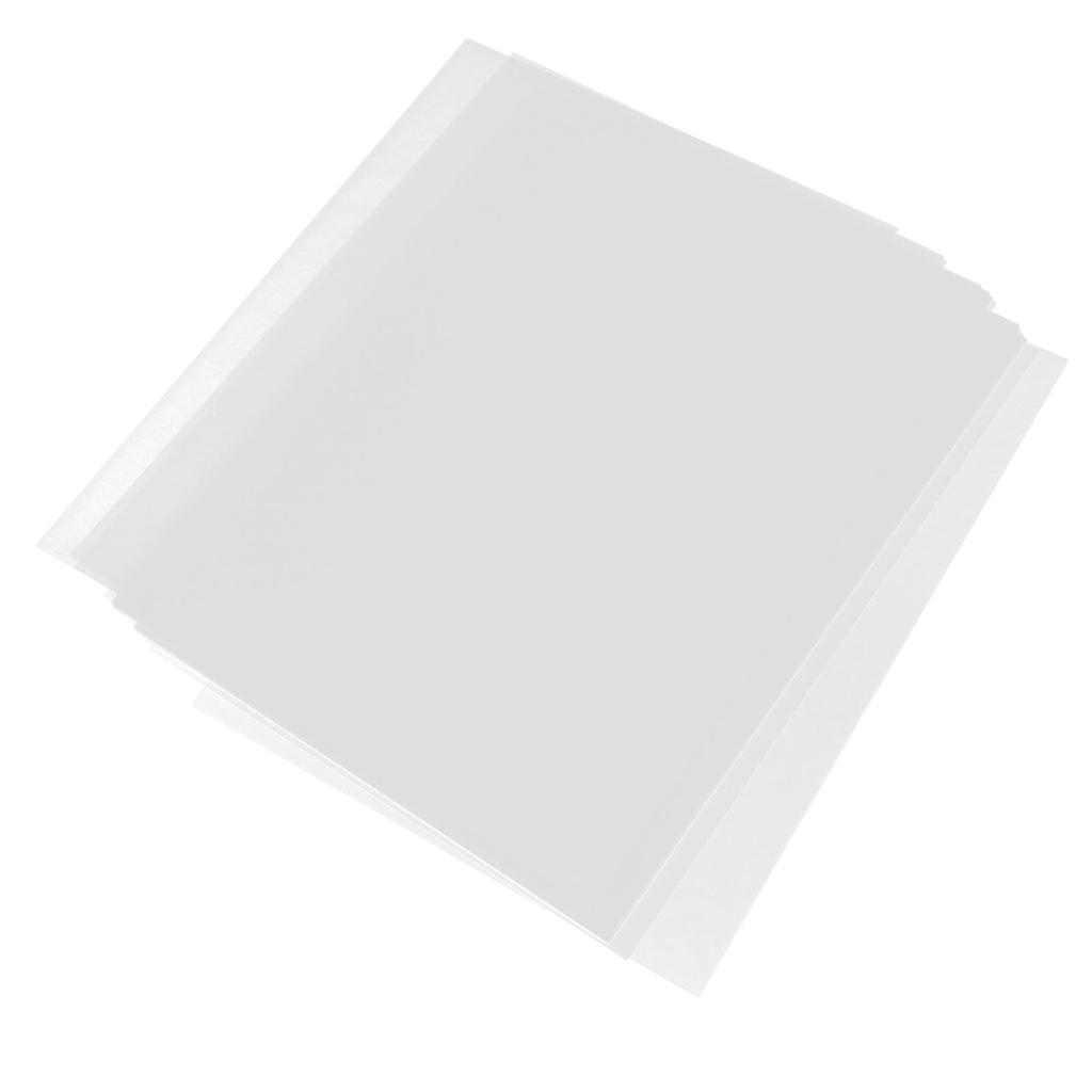 20pcs Heat Shrink Sheets Transparent Shrink Plastic Sheet Kit with Key Rings for Key Chains Jewelry Toys Making Gift