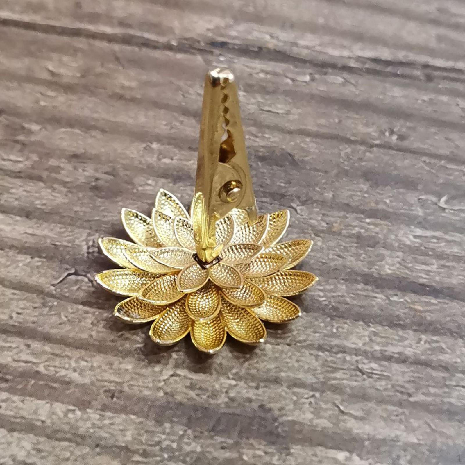 Clip Buddhist Meditation Tabletop Ornament Lotus