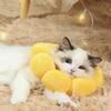 Sunflower Pet Adjustable Elizabethan Collar for Cats Soft Plush Anti-Bite Anti-Lick Surgery Recovery Cat Protection Wound Healin