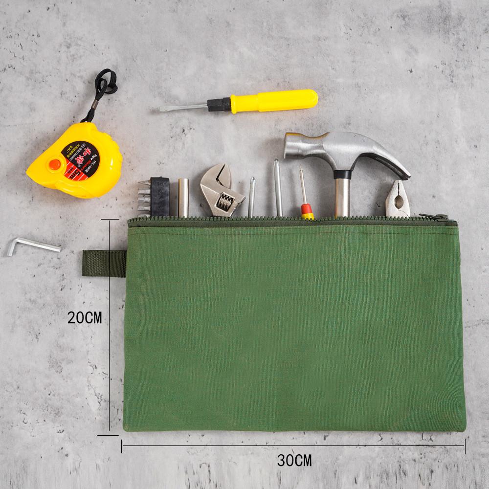 Hardware Tool Kit Canvas Tool Bag Storage Multifunctional And Convenient To Carry With You Electrician Storage Bag