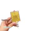Heavenly Blessings 999 Pure Gold Phone Sticker - Auspicious Horse & God of Wealth Design
