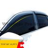 1 Set Rain Guards Suitable for Jeep Wrangler JL 2007-2017 Vent Window Visor Car Window Deflectors Rain Sun Vent Shade Rain Guard