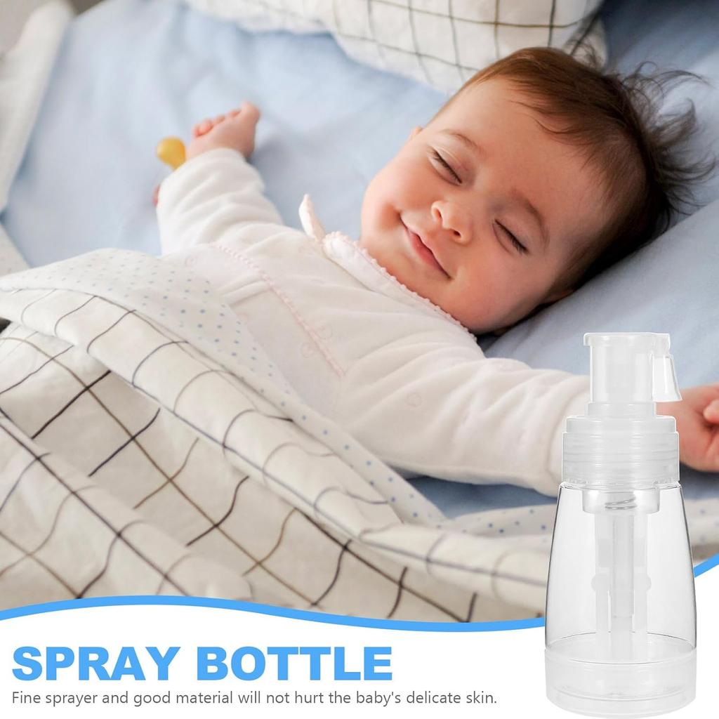 Barber Powder Spray Bottle - 180ml Refillable Talcum Powder and Hair Fiber Applicator for Salon, Home and Travel - Empty Cosmetic Powder Blower