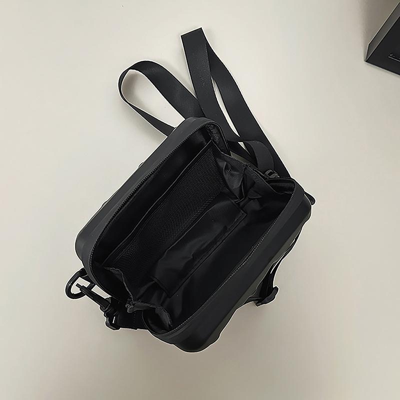 Personlighet Enkel Lett Boksveske Diagonalstripet Skulderveske Unisex Allsidig Crossbody-veske Telefonvesker