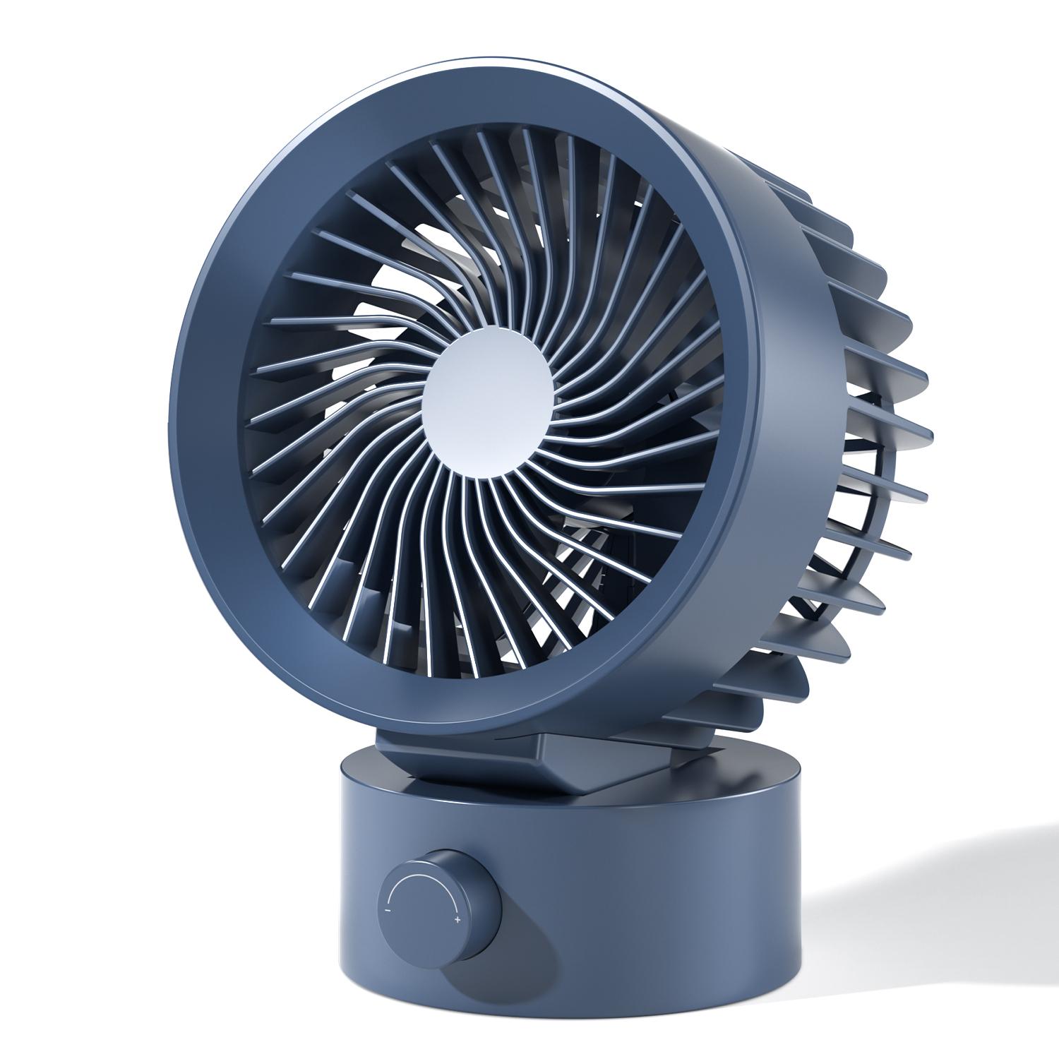 

Маленький настольный вентилятор с питанием от USB, мини-вентилятор с бесступенчатой регулировкой скорости для дома, офиса, общежития, настольный, ультратихий охлаждающий вентилятор, портативный Перс синий